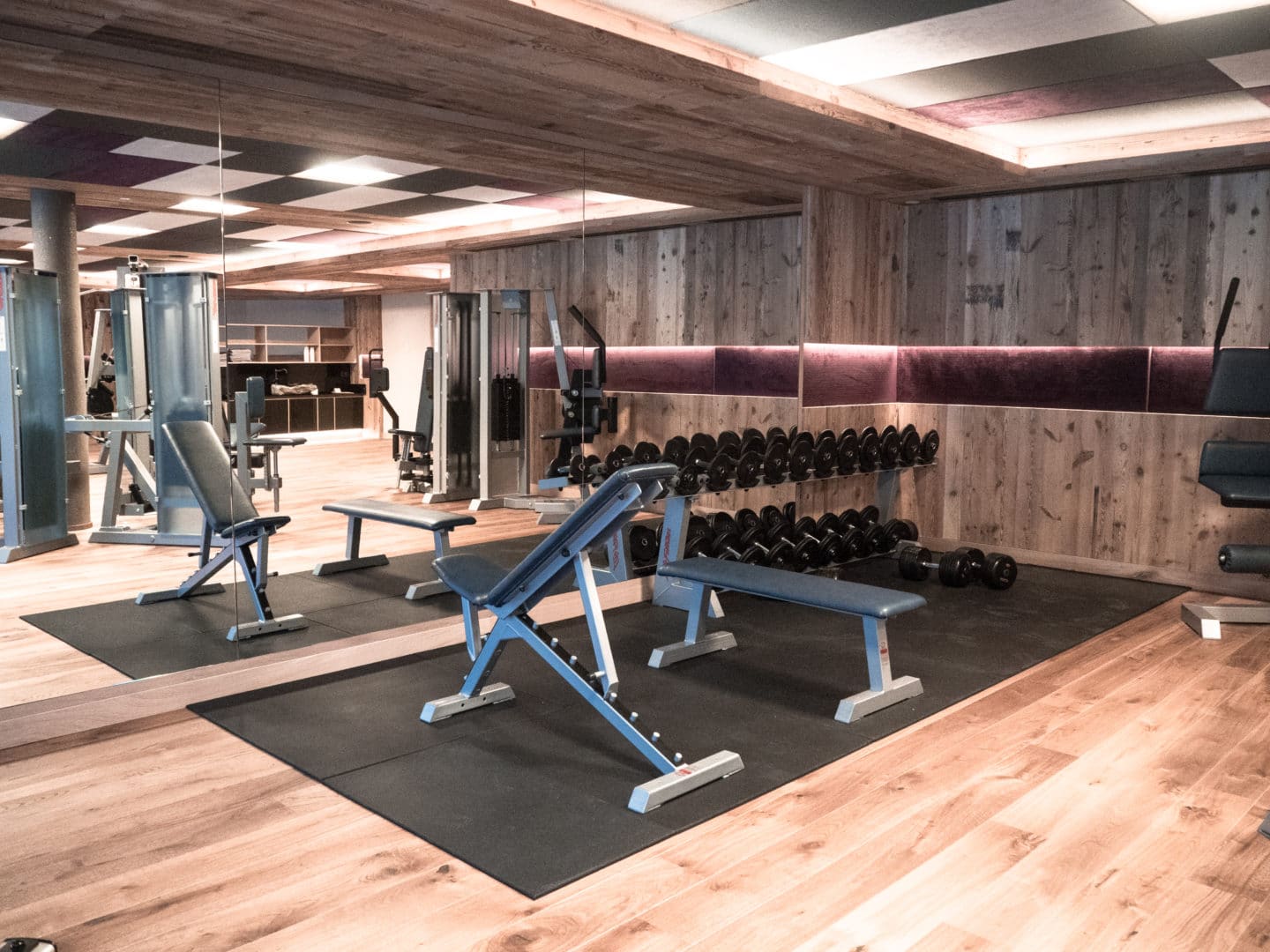 Fitnessbereich Hotel Plunhof