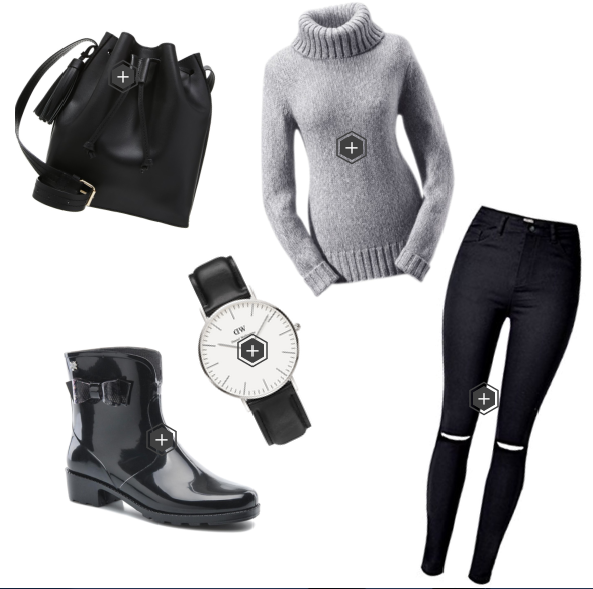 Outfit: Black is my happy color